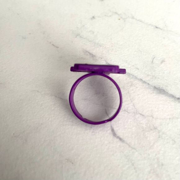 Vintage Purple Nerd Robot Adjustable Ring - Picture 4 of 7